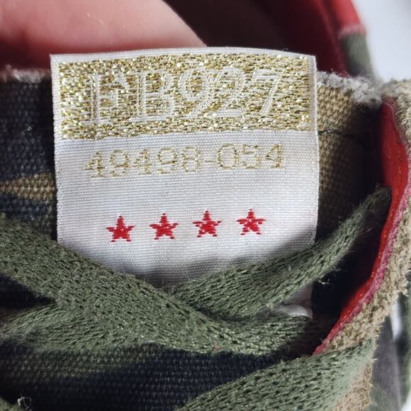 Freebird By Steven Women's Fb927 US10 Camo Red Distressed Casual Sneakers - Picture 10 of 16